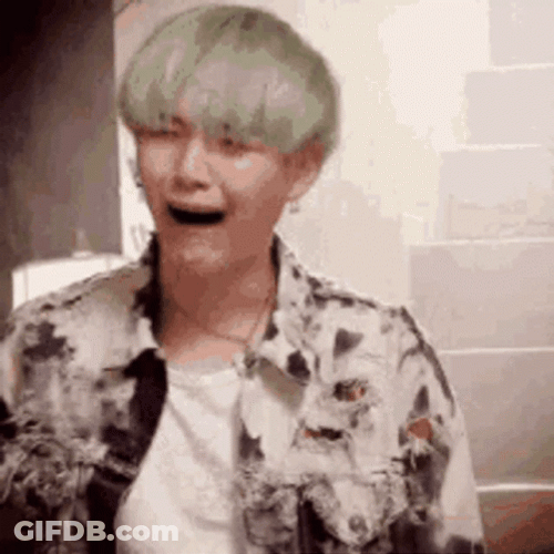 Yoongi Crying Face GIF