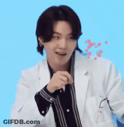 Yoongi Heart Effect GIF