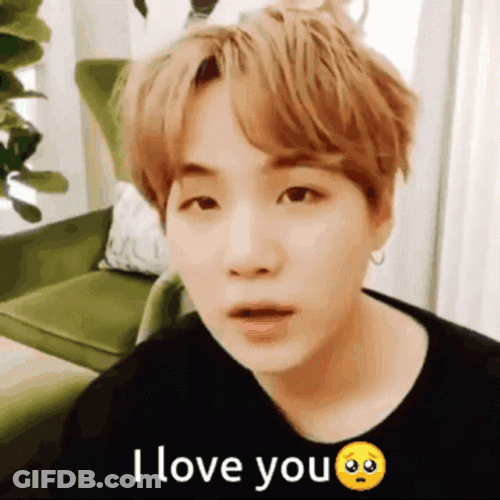 Yoongi I Love You GIF