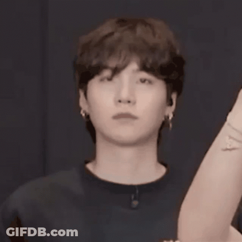 Yoongi Suga Cute Smile GIF