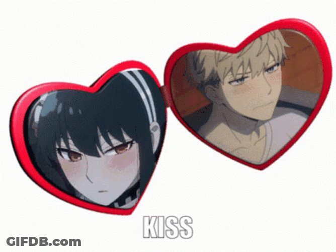 Yor And Loid Forger Heart Locket GIF
