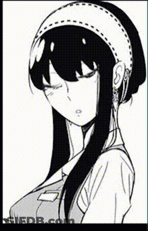Yor Forger Blinking Manga GIF