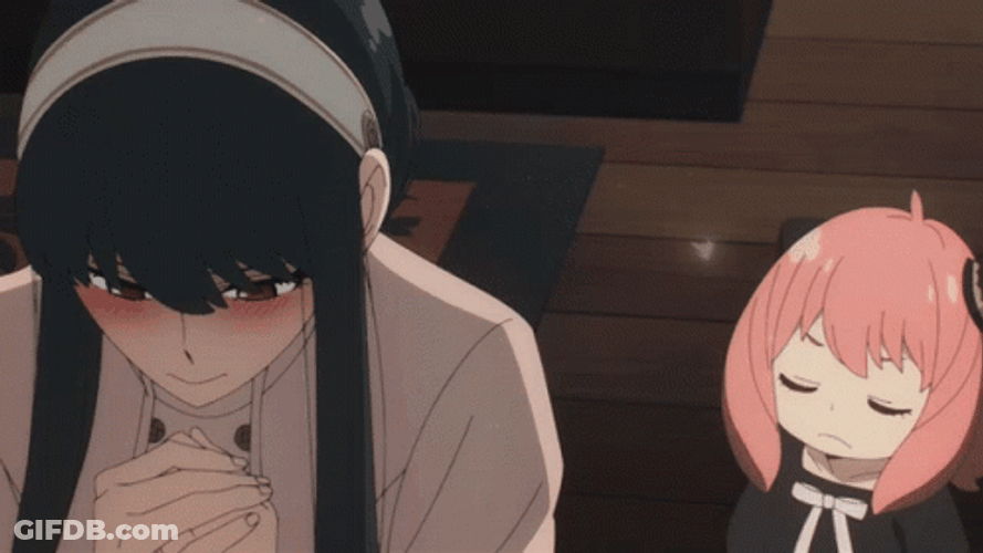 Yor Spy X Family Shocked Anya GIF
