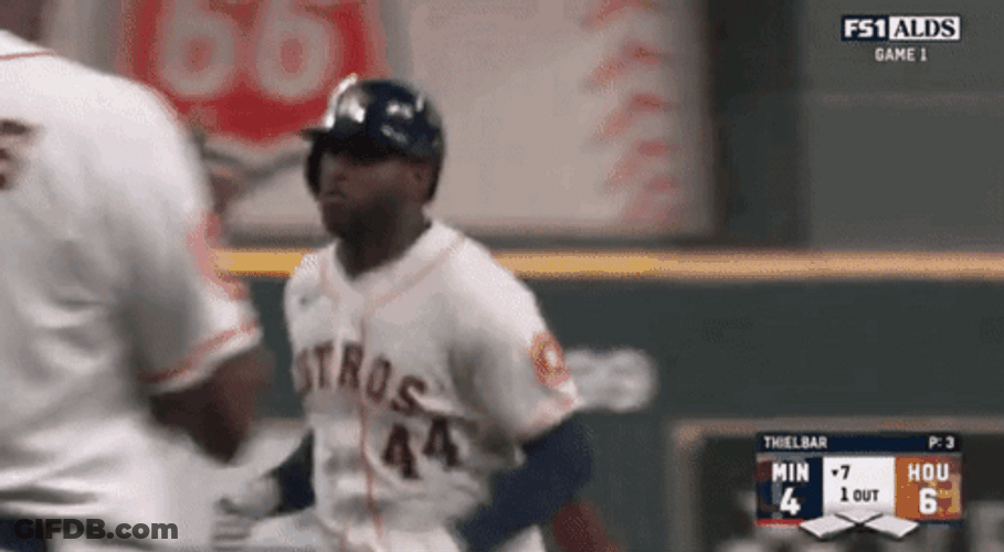 Yordan Alvarez Astros Home Running GIF
