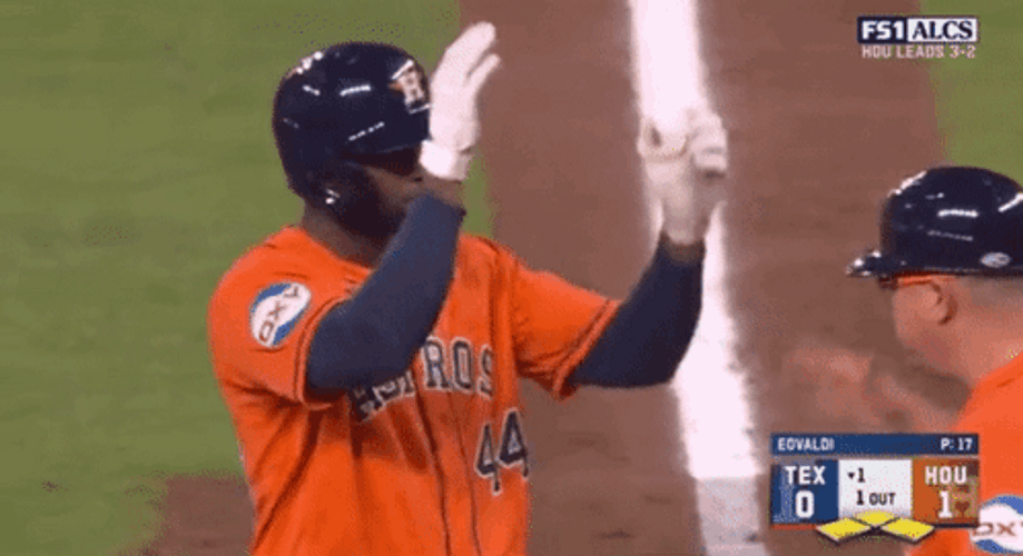 Yordan Alvarez Clapping And Bow GIF