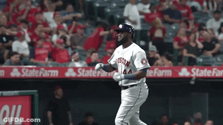 Yordan Alvarez Houston Astros Hit GIF
