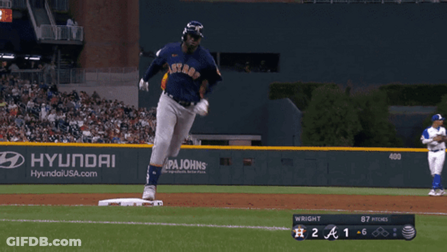 Yordan Alvarez Running For Home Base GIF