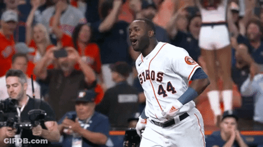 Yordan Alvarez Throw His Cup GIF
