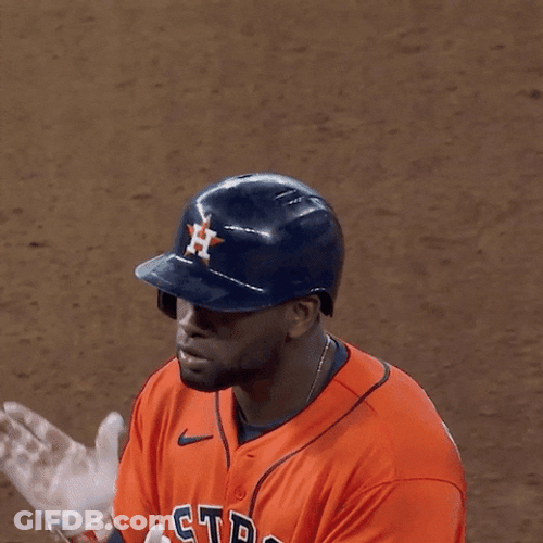 Yordan Alvarez Yelling And Clapping GIF