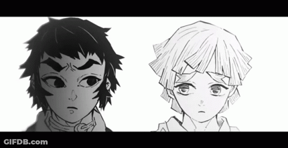 Yoriichi Tsugikuni And Giyu Tomioka GIF