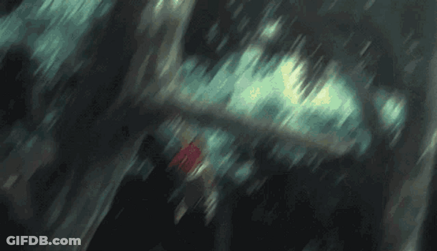Yoruichi Bleach Anime Smirk Fast Kick Attack GIF