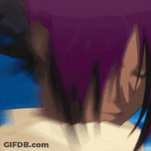 Yoruichi Shihōin Happy Excited Reaction Bleach Anime GIF