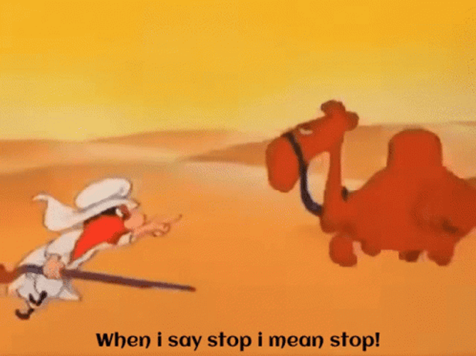 Yosemite Sam Fighting A Camel GIF