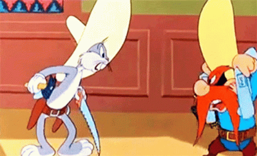 Yosemite Sam Pointing Gun GIF