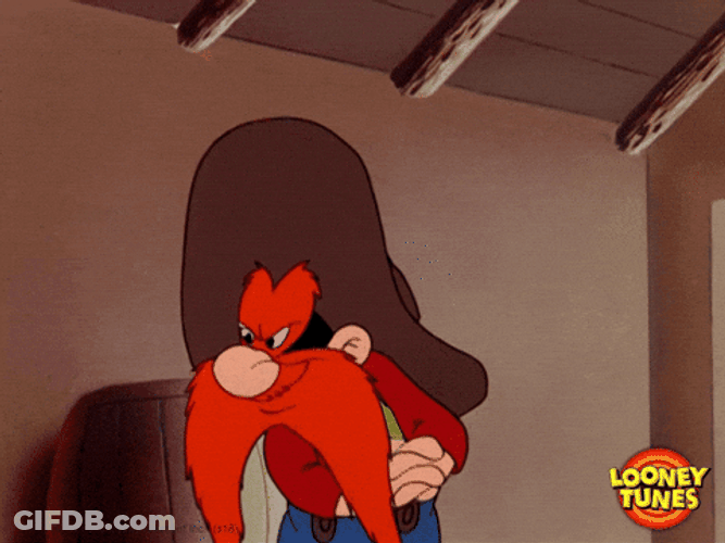 Yosemite Sam Ponder Smilling Has Plans GIF