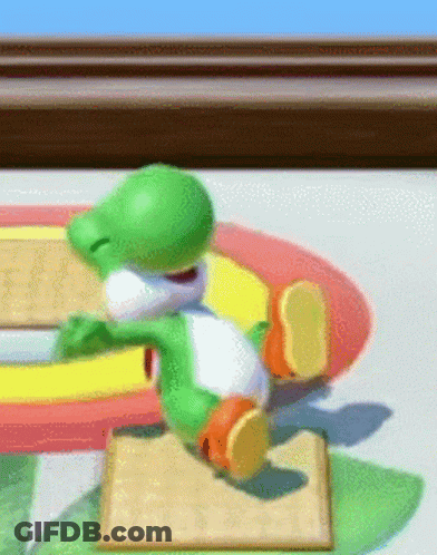 Yoshi Standing GIF