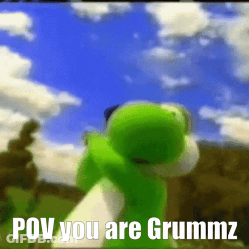 Yoshi With Pov You Are Grummz GIF