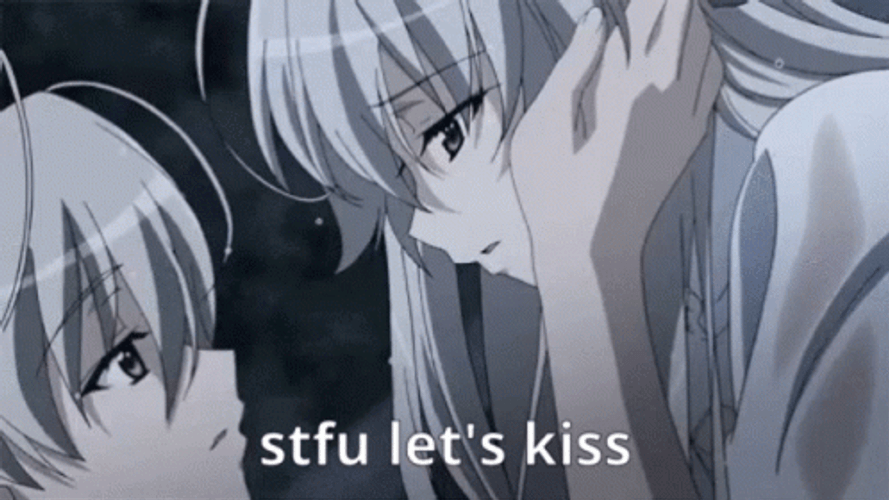 Yosuga No Sora Anime Kiss GIF