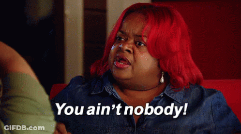 You Aint Nobody Who Are You GIF