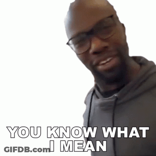 You Already Know What I Mean Rich Benoit GIF