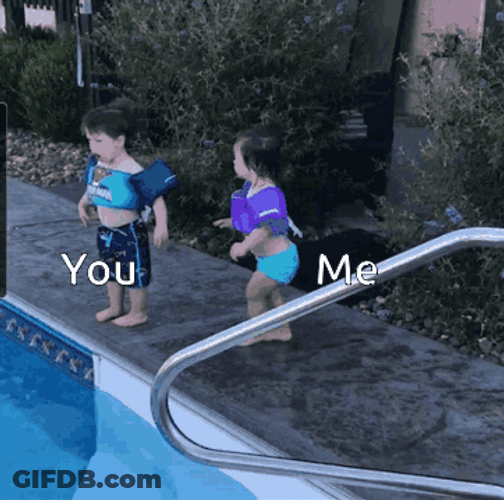 You And Me Swim GIF
