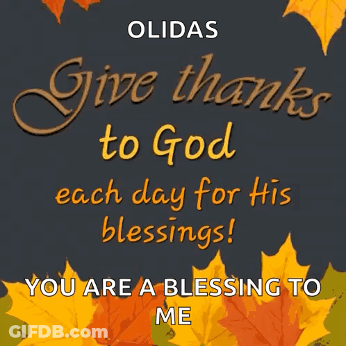 You Are A Blessing To Me Poster GIF