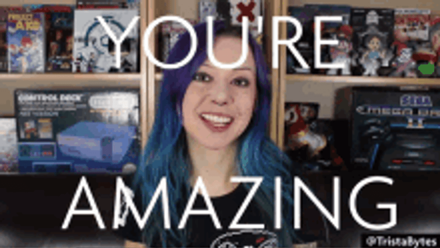 You Are Amazing Tristabytes Pointing Fingers GIF