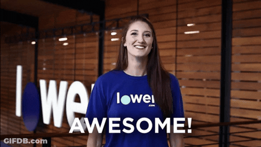 You Are Awesome Life At Lower Thumbs Up GIF