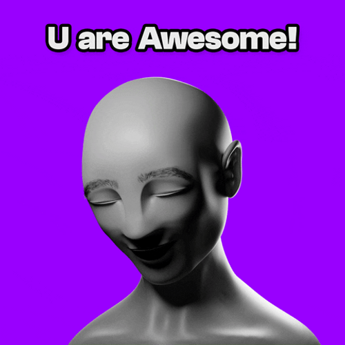 You Are Awesome Vibeheads Wink GIF
