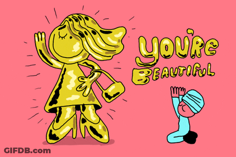 You Are Beautiful Lil Peanuts GIF