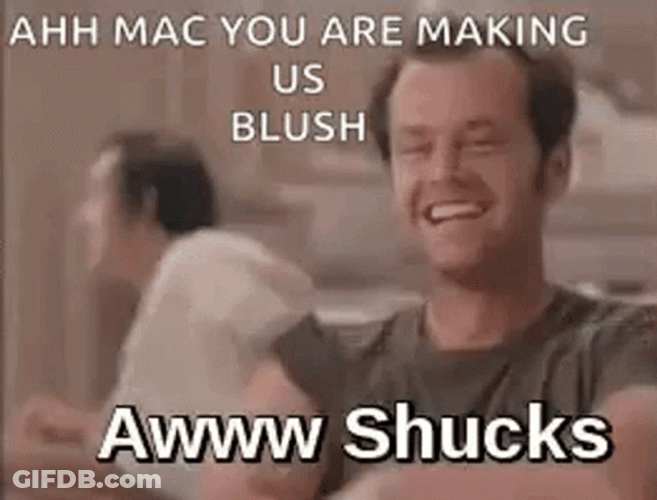 You Are Making Us Blush Aww Shucks GIF