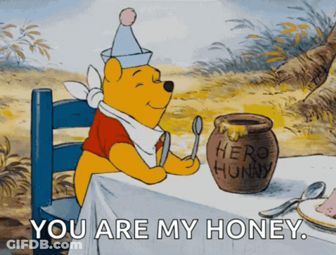 You Are My Honey Happy Winnie The Pooh GIF