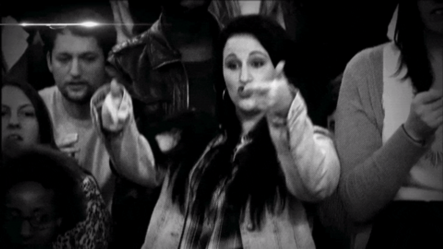 You Are Not The Father Lady Dancing In Audience GIF