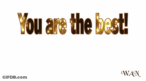 You Are The Best Sign With Pointing Hand GIF