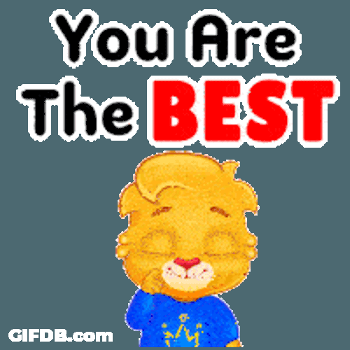 You Are The Best You Best Sticker GIF