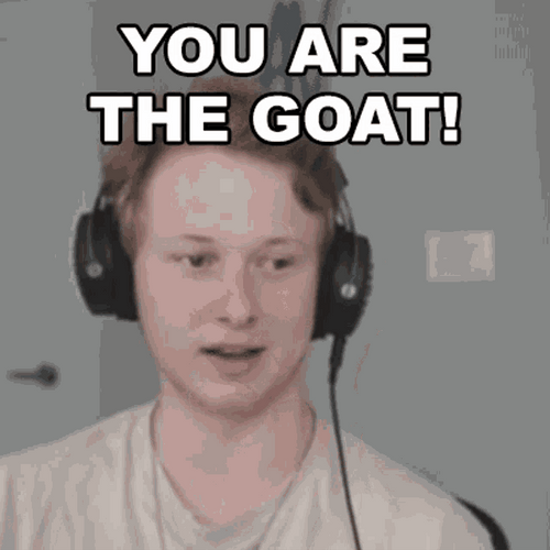 You Are The Goat GIF