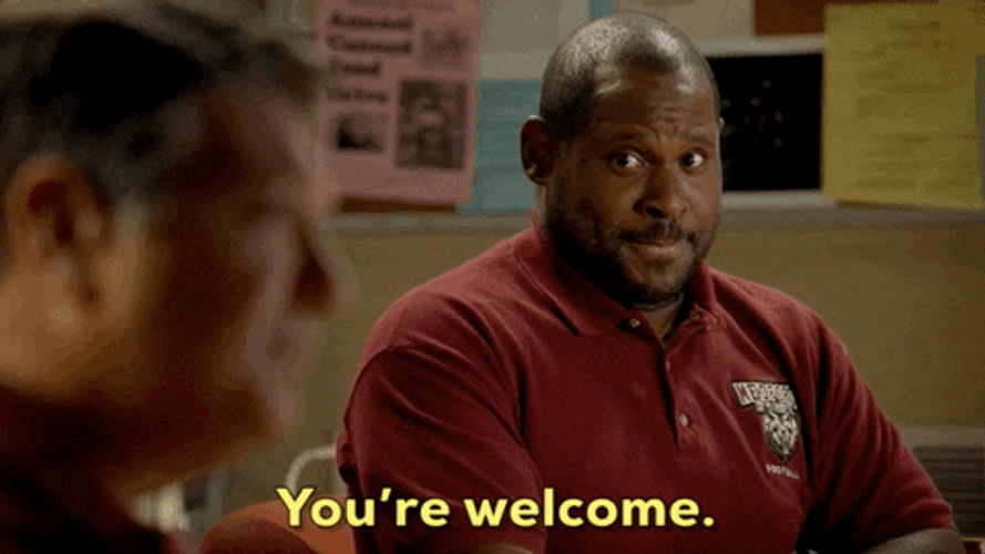 You Are Welcome Creepy Way GIF
