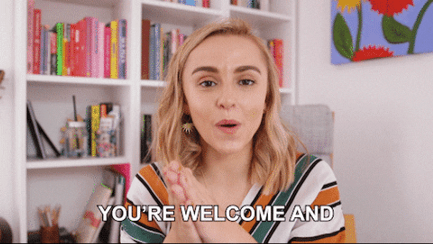 You Are Welcome Thank You Very Much GIF