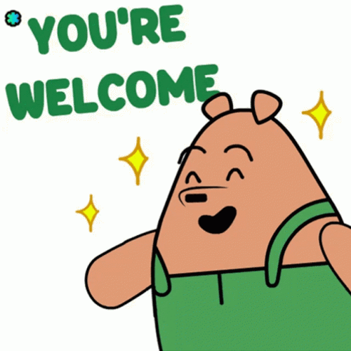 You Are Welcome We Bear Bears GIF