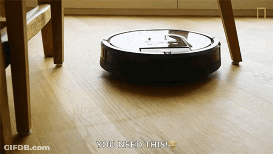 You Badly Need Roomba Irobot Vacuum Cleaner GIF
