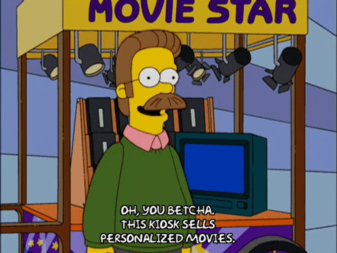 You Betcha Ned Flanders The Simpsons GIF