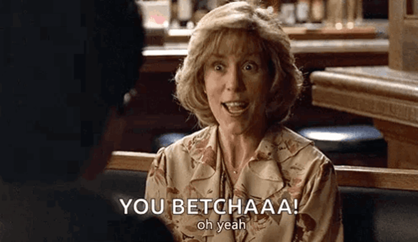 You Betcha Nodding Frances McDorman GIF