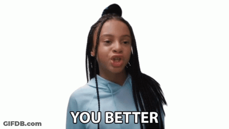 You Better Back Off Girls GIF
