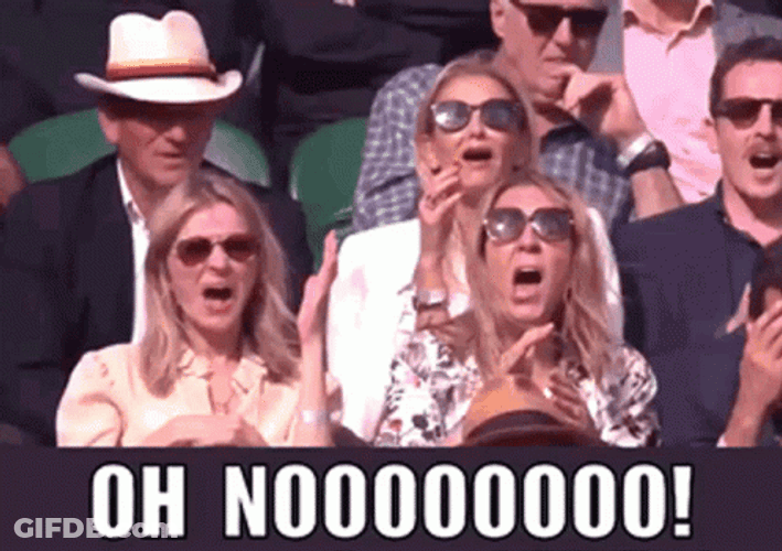 You Blew It Oh No Crowd Reaction GIF