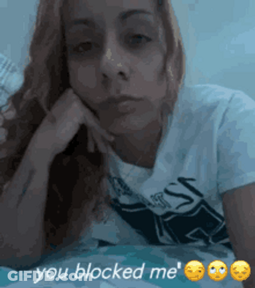 You Blocked Me Sad Blinking Eyes Reaction Meme GIF