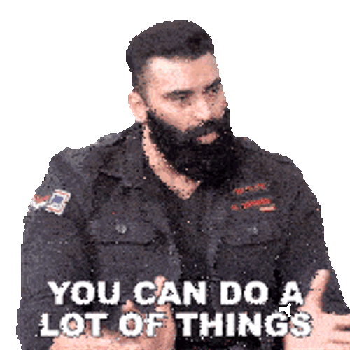 You Can Do A Lot Of Things Nikitin Dheer Sticker GIF