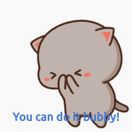 You Can Do It Bubby Mochi Kiss GIF