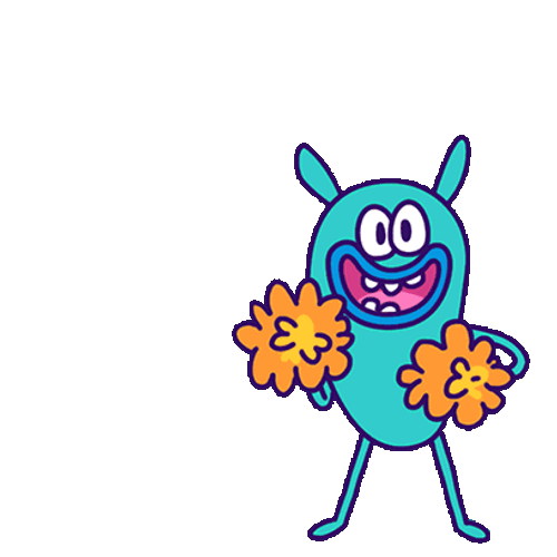 You Can Do It Funny Pompom Cheer GIF