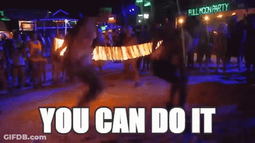 You Can Do It Jump Rope Party GIF