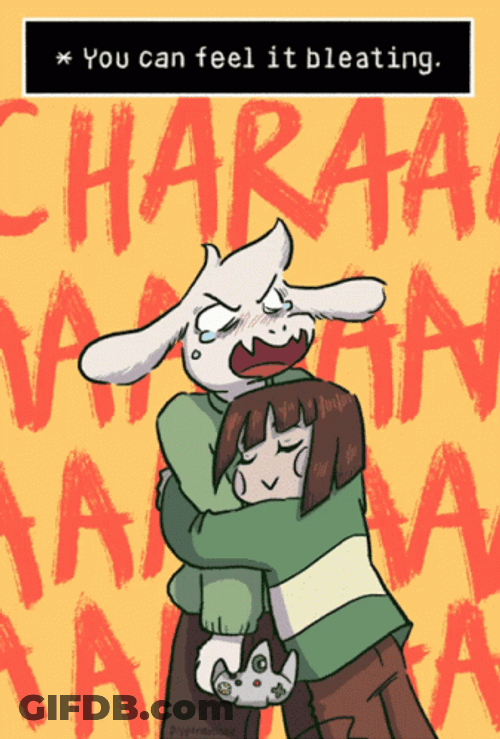 You Can Feel It Bleating Chara GIF